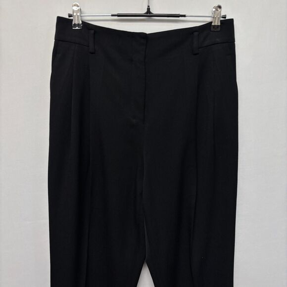 MM. LaFleur Women Pleated Dress Pants Trouser Size 8 Black C031 -28 - Picture 13 of 16